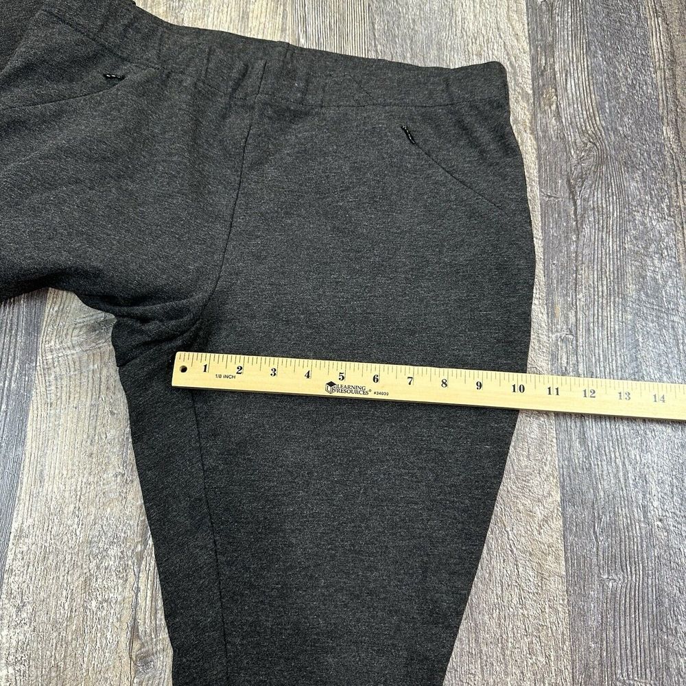 J. Jill Women's Size M Gray Ponte Knit Leggings Pants Stretch Pull On‎ Pockets - Picture 10 of 13